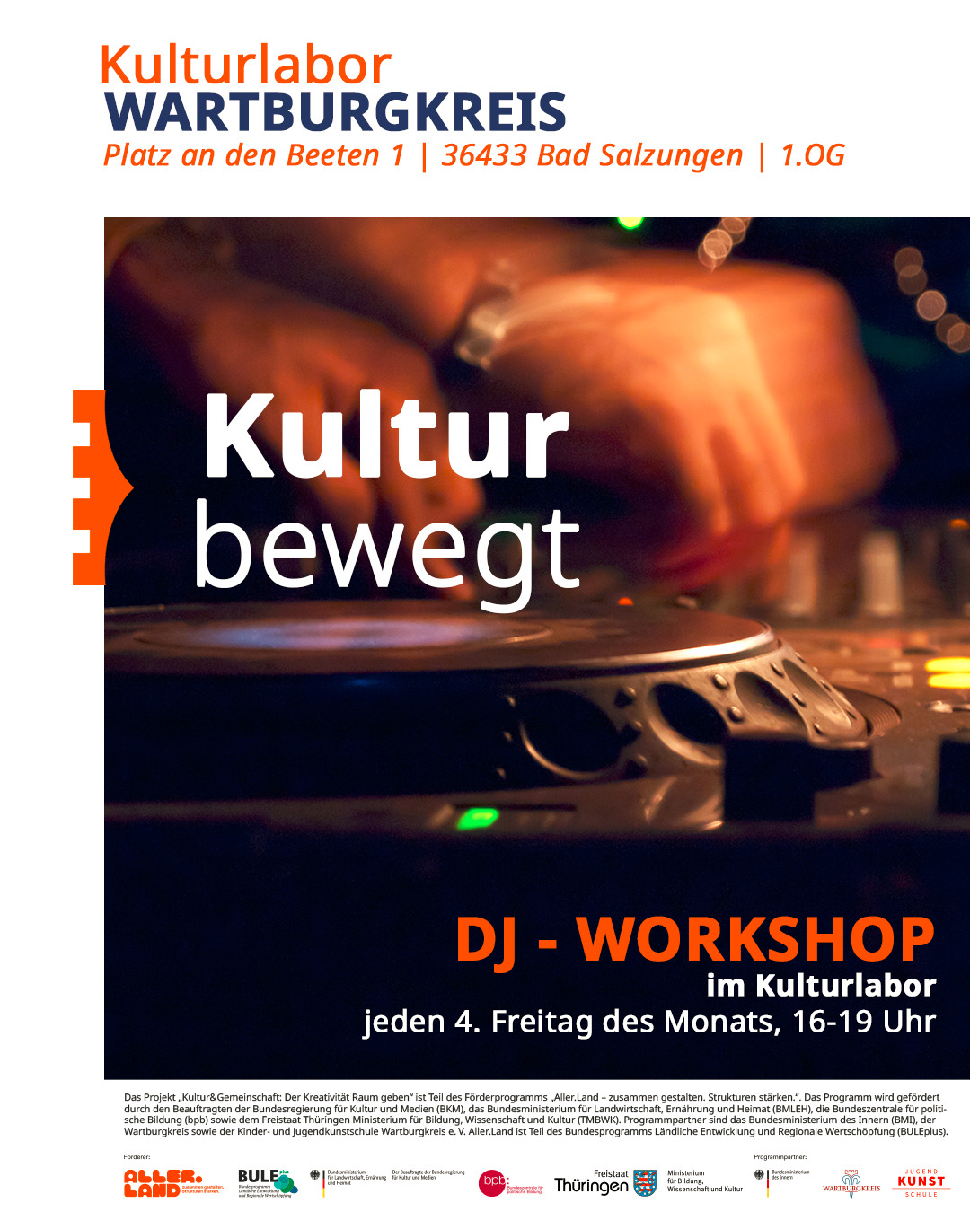 Bild zur Veranstaltung: DJ-Workshop