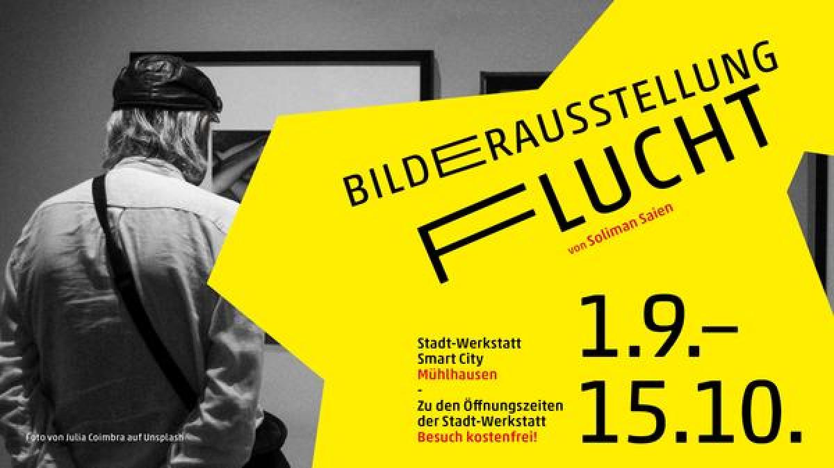Bild zur Veranstaltung: Bilderausstellung „Flucht“ von Soliman Saien